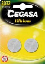 [500040757] BLISTER 2 PILAS BOTON CR2025 3V LITIO CEGASA
